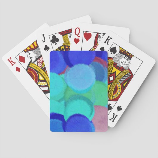 Abstrakte Malerei| Abstrakter Artikel 32 Spielkarten (Rückseite)