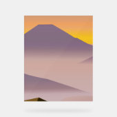 Abstrakte Malerei Acrylschild (Vorderseite)