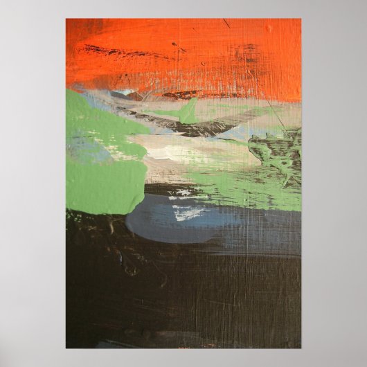 Abstrakte Malerei - Alchimie ii - Poster (Vorne)