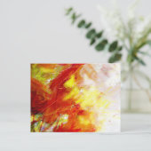 Abstrakte Malerei Art Postkarten (Stehend Vorderseite)