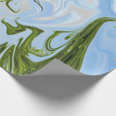 Abstrakte Malerei | Beste abstrakte Kunst Geschenkpapier (Ecke)