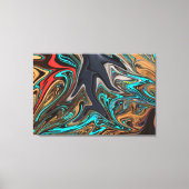 Abstrakte Malerei | Bestes Kunstwerk Leinwanddruck (Vorderseite)