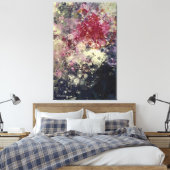 Abstrakte Malerei "Blàths Cherry" Leinwanddruck (Insitu (Schlafzimmer))
