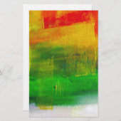 Abstrakte Malerei Briefpapier (Vorne/Hinten)