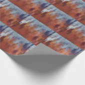 Abstrakte Malerei, bunte Betonwand. Geschenkpapier (Ecke)