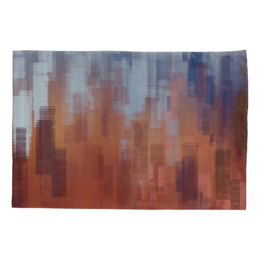 Abstrakte Malerei, bunte Betonwand. Kissenbezug (Rückseite)