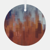 Abstrakte Malerei, bunte Betonwand. Ornament Aus Glas (Rückseite)