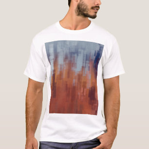 Abstrakte Malerei, bunte Betonwand. T-Shirt