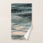 Abstrakte Malerei Coastal Bath Badetuch Set (Handtuch)