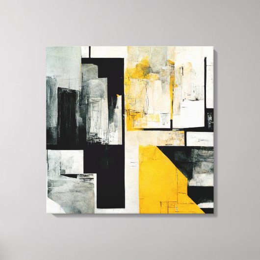 Abstrakte Malerei "Creative Surprise". Leinwanddruck (Vorderseite)