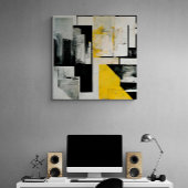 Abstrakte Malerei "Creative Surprise". Leinwanddruck