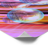 Abstrakte Malerei der digitalen Kunst - Plakatwerb Poster (Ecke)