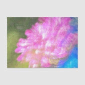 Abstrakte Malerei der hellrosa Blume Seidenpapier (Vorderseite)