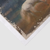 Abstrakte Malerei des beängstigenden Weißhorns Seidenpapier (Ausschnitt)