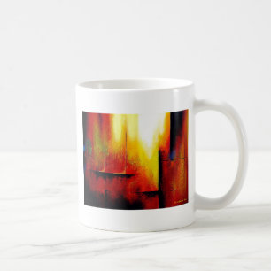 Abstrakte Malerei durch Hizli Kaffeetasse