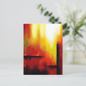 Abstrakte Malerei durch Hizli Postkarte (Stehend Vorderseite)