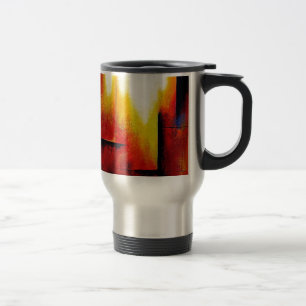 Abstrakte Malerei durch Hizli Reisebecher