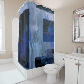 Abstrakte Malerei Duschvorhang (Beispiel)