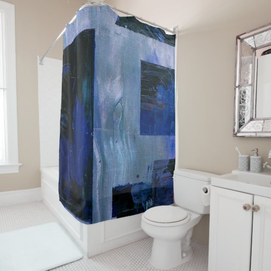 Abstrakte Malerei Duschvorhang (Beispiel)