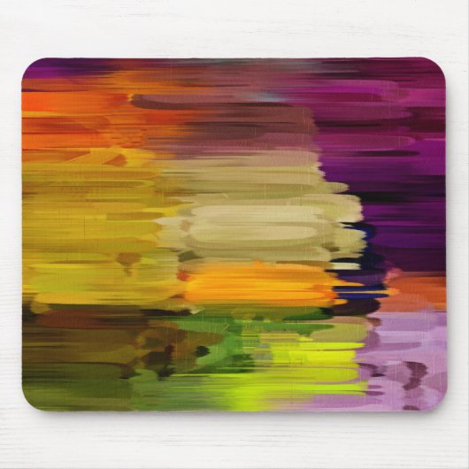 Abstrakte Malerei | Dynamische Farben 20 Mousepad (Vorne)