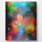 Abstrakte Malerei | Dynamische Farben Fotoplatte (Vorderseite)
