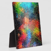 Abstrakte Malerei | Dynamische Farben Fotoplatte (Seite)