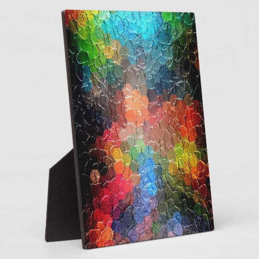 Abstrakte Malerei | Dynamische Farben Fotoplatte (Seite)