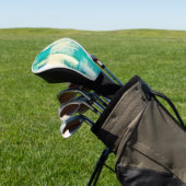 Abstrakte Malerei | Dynamische Farben Golf Headcover (In SItu)