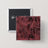 Abstrakte Malerei eines Magenta Pink Cobweb Button (Vorne & Hinten)