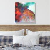 Abstrakte Malerei Elegant Akrobische Moderne Kunst Leinwanddruck (Insitu (Schlafzimmer))