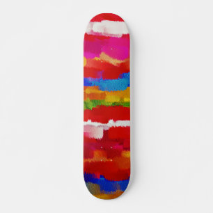 Abstrakte Malerei Farben #11 Skateboard