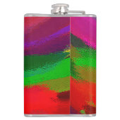 Abstrakte Malerei Flachmann (Rückseite)