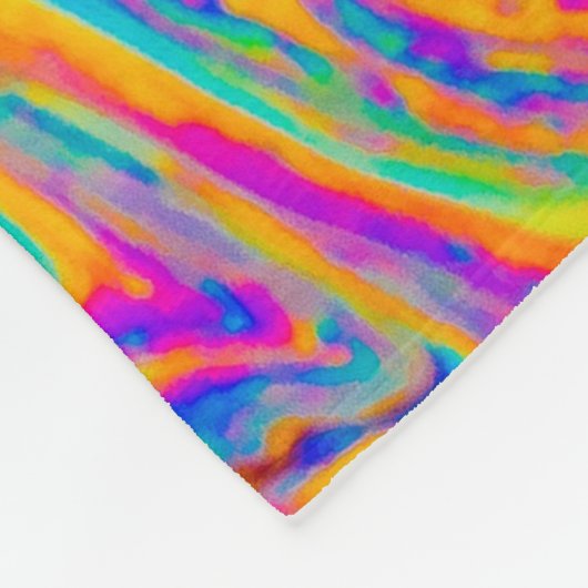 Abstrakte Malerei Fleecedecke (Ecke)