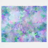 Abstrakte Malerei Fleecedecke (Vorderseite (Horizontal))