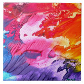 Abstrakte Malerei Fliese (Vorderseite)