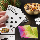 Abstrakte Malerei | Frühlingsfarben Spielkarten (In Situ)