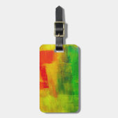 Abstrakte Malerei Gepäckanhänger (Vorderseite vertikal)