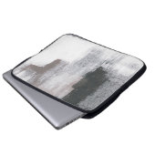 Abstrakte Malerei. Handgemalte trendige Kunstwerke Laptopschutzhülle (Vorne Knopf)