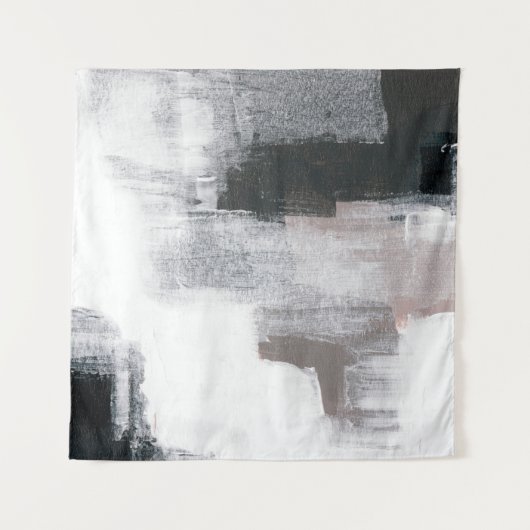 Abstrakte Malerei. Handgemalte trendige Kunstwerke Wandteppich (Vorderseite (Horizontal))