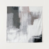 Abstrakte Malerei. Handgemalte trendige Kunstwerke Wandteppich (Vorderseite)