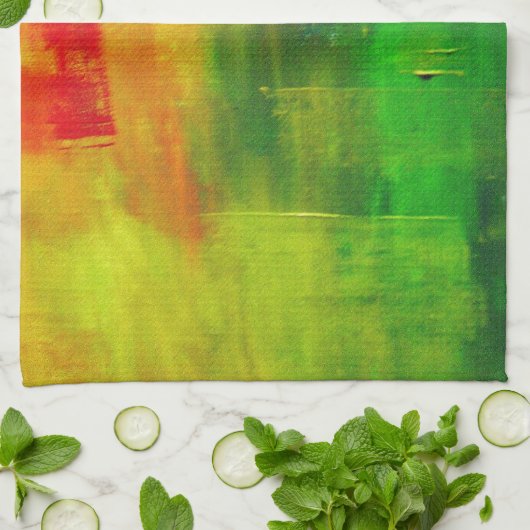 Abstrakte Malerei Handtuch (Gefaltet)