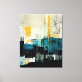 Abstrakte Malerei "Hohe Tiefen". Canvas Print Leinwanddruck (Vorderseite)