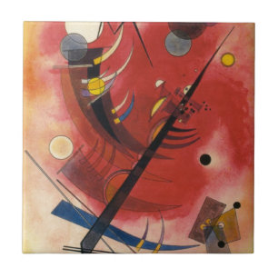 Abstrakte Malerei im Inneren Fliese