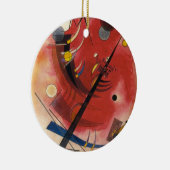 Abstrakte Malerei im Inneren Keramikornament (Rechts)