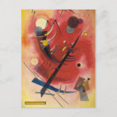 Abstrakte Malerei im Inneren Postkarte (Vorderseite)