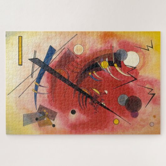 Abstrakte Malerei im Inneren Puzzle (Horizontal)