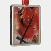 Abstrakte Malerei im Inneren Silbernes Ornament (Rechts)