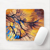 Abstrakte Malerei in heißen Farben Mousepad (Mit Mouse)