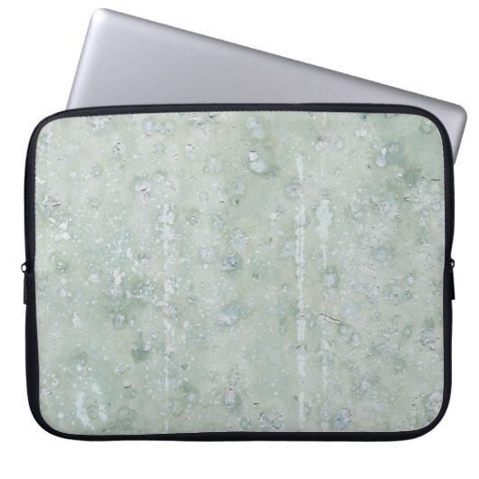 Abstrakte Malerei in Weiß und Grau Laptopschutzhülle (Vorderseite)