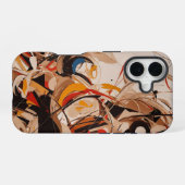 Abstrakte Malerei iPhone 16 Hülle (Rückseite (Horizontal))
